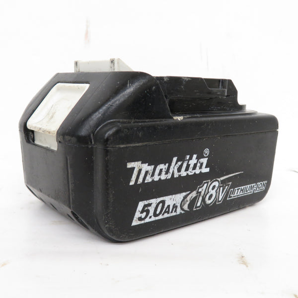 makita (マキタ) 18V 5.0Ah Li-ionバッテリ 残量表示付 充電回数88回 BL1850B A-59900 中古