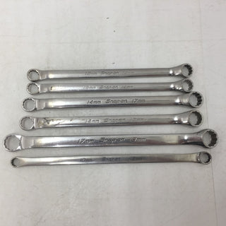 SnapOn (スナップオン) メガネレンチセット 12角 6本組 重複あり XBM1214/1417/1719A・XDHFM1012 中古