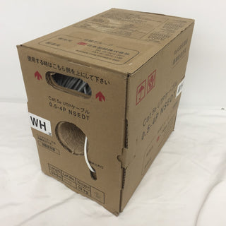 日本製線 LANケーブル Cat5e UTPケーブル 白 300m 10kg 0.5-4P NSEDT WH 未使用品
