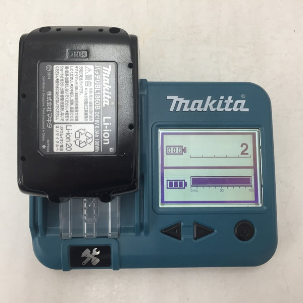 makita (マキタ) 18V 6.0Ah 充電式インパクトドライバ 黒 ケース・充電器・バッテリ2個セット TD173DRGXB 中古