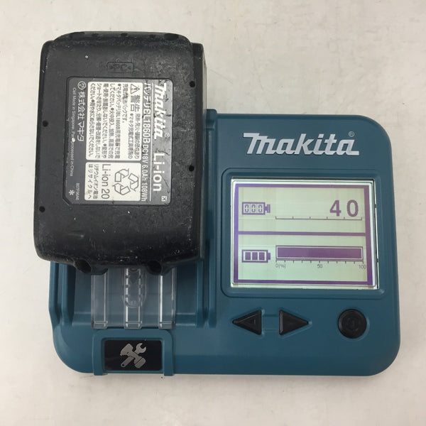 makita (マキタ) 18V 6.0Ah 4×25mm 充電式タッカ J線ステープル専用 ケース・充電器・バッテリ1個セット ST421DRG 中古