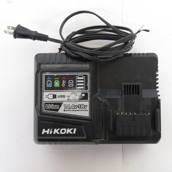日立工機 HiKOKI ハイコーキ 14.4V 6.0Ah 125mm コードレス丸のこ マルノコ ストロングブラック 充電器・バッテリ1個付 C14DBL 中古