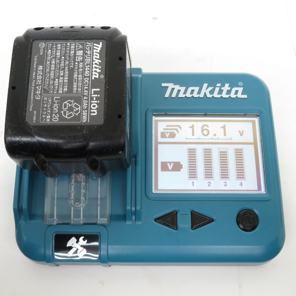 makita (マキタ) 14.4V 4.0Ah Li-ionバッテリ 残量表示なし 充電回数66回 BL1440 A-56574 中古