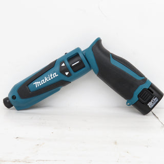 makita (マキタ) 7.2V 1.5Ah 充電式ペンインパクトドライバ 青 充電器・バッテリ1個付 ケースなし TD021D 中古美品