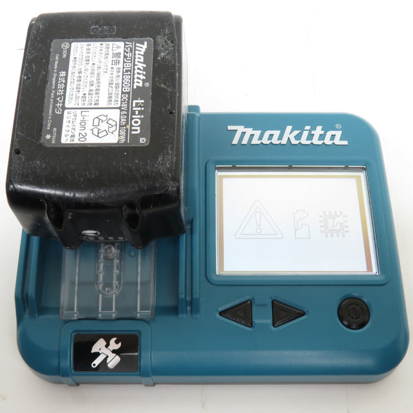 makita (マキタ) 18V 6.0Ah Li-ionバッテリ 残量表示付 雪マーク付 充電回数54回 BL1860B A-60464 中古