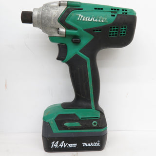 makita (マキタ) 14.4V 1.1Ah 充電式インパクトドライバ DIY向け ケース・充電器・バッテリ2個セット M695DWX 中古