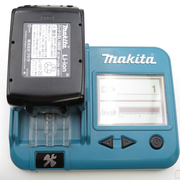 makita (マキタ) 18V 6.0Ah 充電式インパクトドライバ 黒 ケース・充電器・バッテリ2個セット TD173DRGXB 中古美品