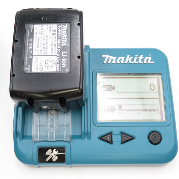 makita (マキタ) 18V 6.0Ah 充電式インパクトドライバ 黒 ケース・充電器・バッテリ2個セット TD173DRGXB 中古美品