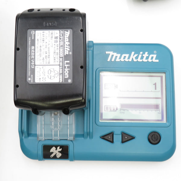 makita (マキタ) 18V 6.0Ah 充電式インパクトドライバ 黒 ケース・充電器・バッテリ2個セット TD173DRGXB 中古美品