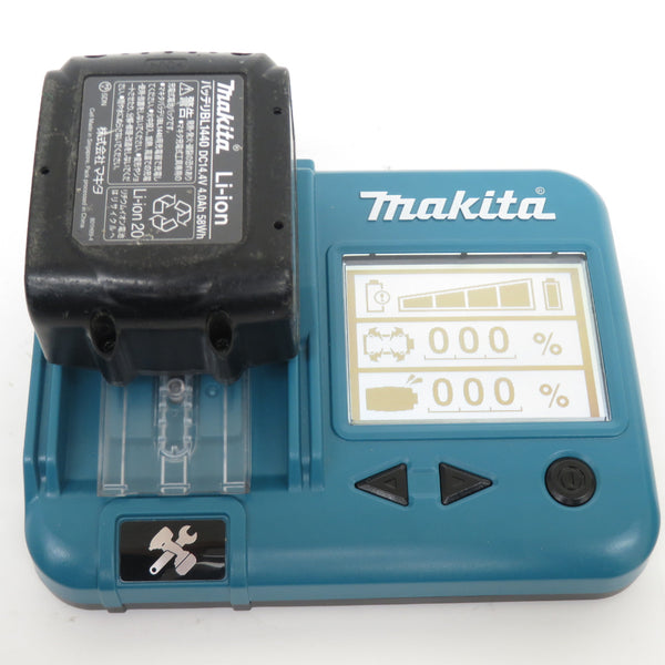 makita (マキタ) 14.4V 4.0Ah Li-ionバッテリ 残量表示なし 充電回数34回 BL1440 A-56574 中古