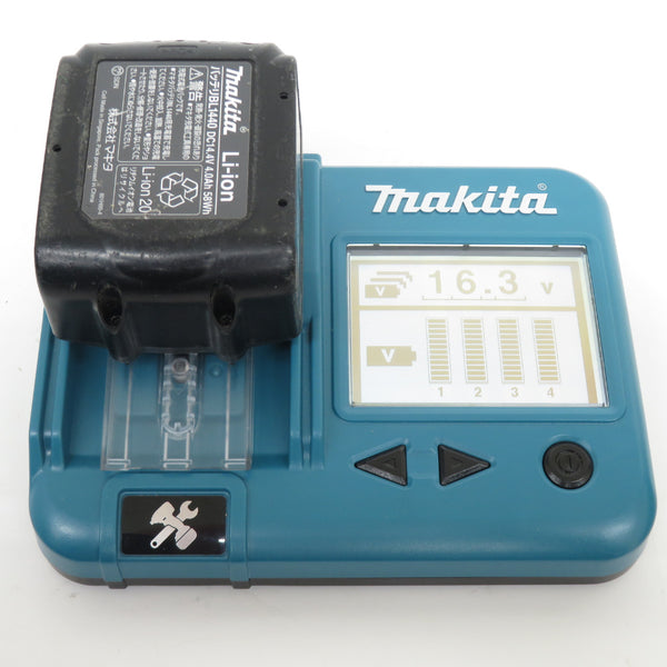 makita (マキタ) 14.4V 4.0Ah Li-ionバッテリ 残量表示なし 充電回数34回 BL1440 A-56574 中古