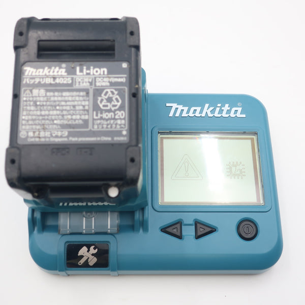 makita (マキタ) 40Vmax 2.5Ah Li-ionバッテリ 残量表示付 充電回数16回 BL4025 A-69923 中古