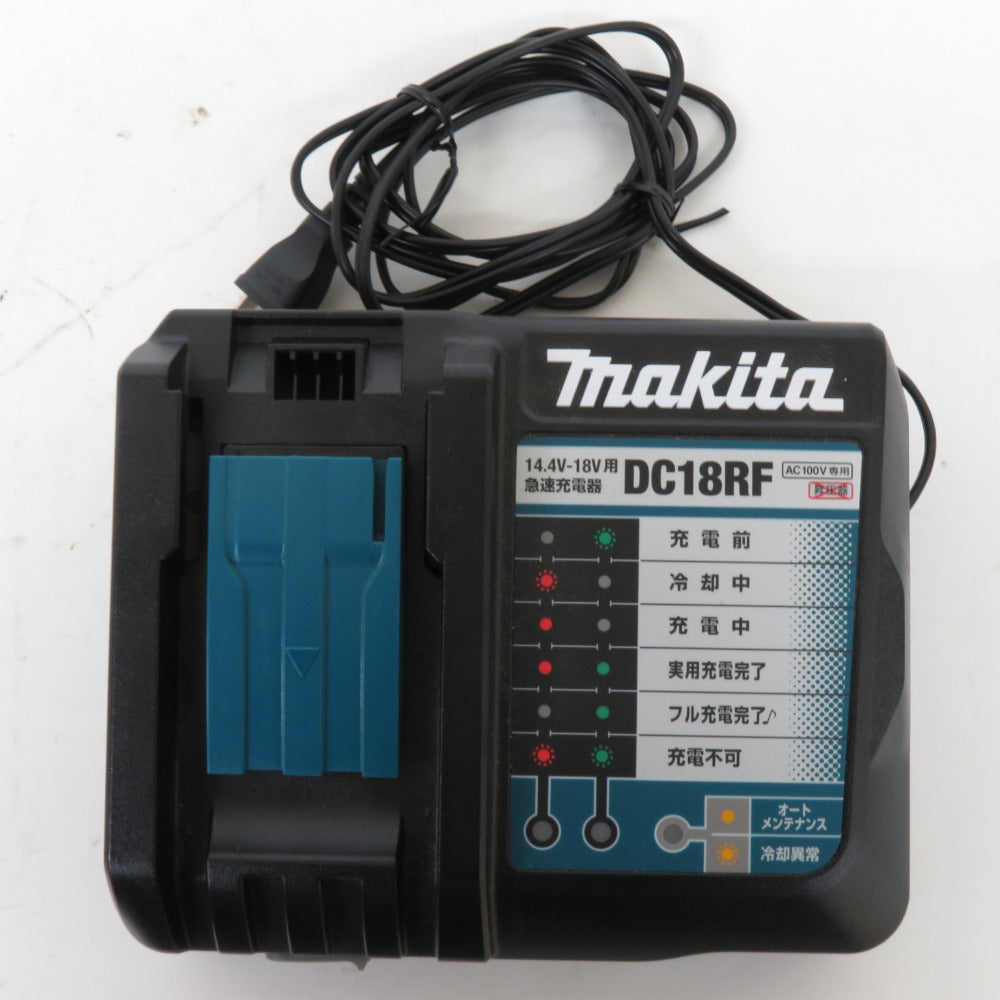 未使用品 makita 急速充電器 DC18RF 本体 動作品 18v マキタ マキタ 【新品】makita 純正 急速充電器 DC18RF 14.4V/18V USB