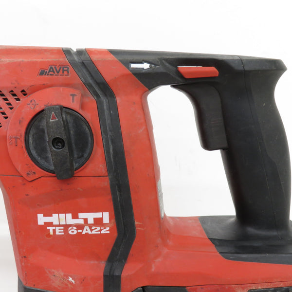 HILTI (ヒルティ) 21.6V 5.2Ah 充電式ロータリーハンマードリル SDSプラス ケース・充電器・バッテリ2個セット TE6-A22 中古