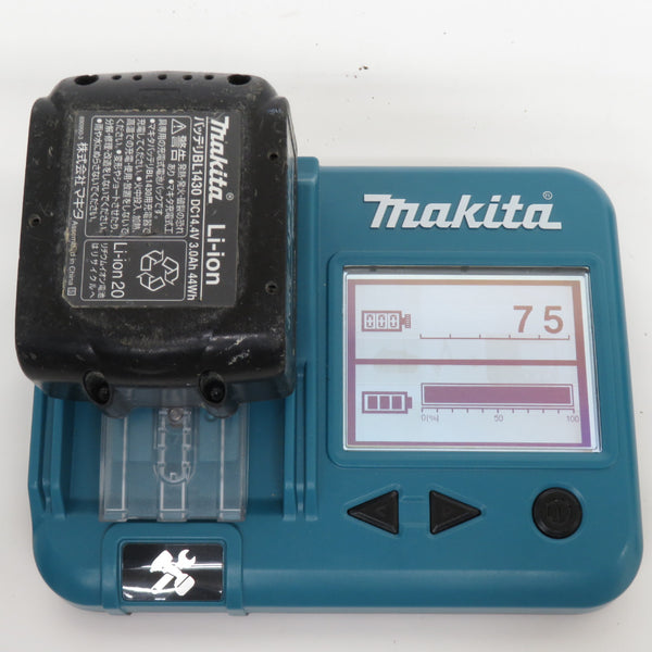 makita (マキタ) 14.4V 3.0Ah Li-ionバッテリ 残量表示なし 充電回数75回 BL1430 A-42634 中古