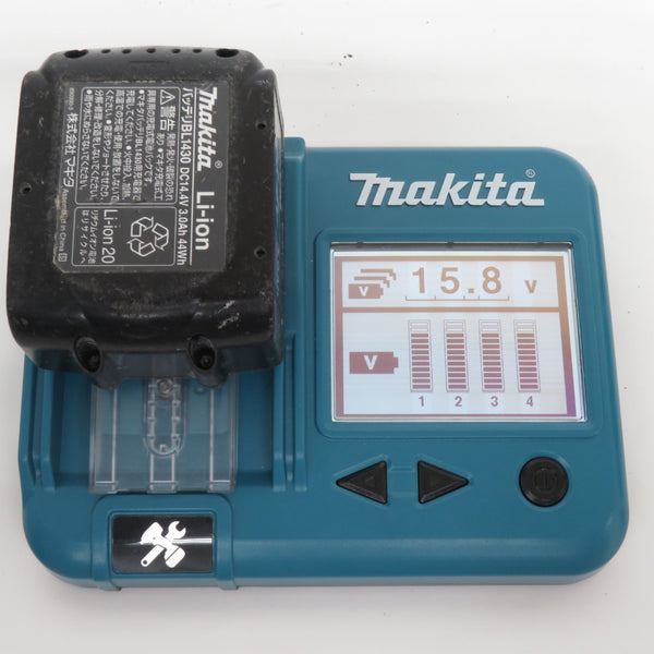 makita (マキタ) 14.4V 3.0Ah Li-ionバッテリ 残量表示なし 充電回数75回 BL1430 A-42634 中古