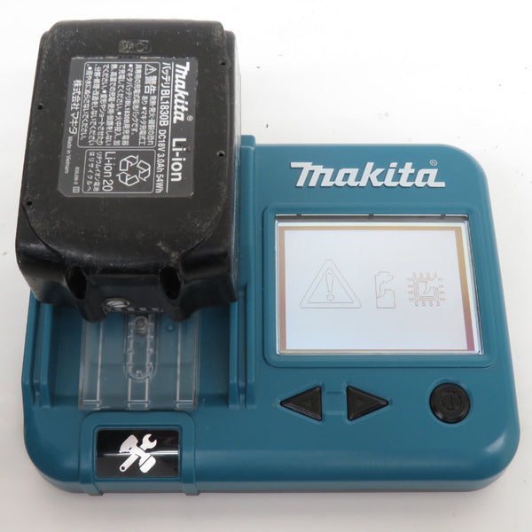 makita (マキタ) 18V 3.0Ah Li-ionバッテリ 残量表示付 充電回数9回 BL1830B A-60442 中古