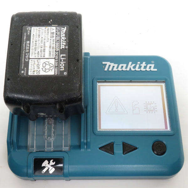 makita マキタ 18V 6.0Ah Li-ionバッテリ 残量表示付 雪マーク付 充電回数229回 BL1860B A-60464 中古