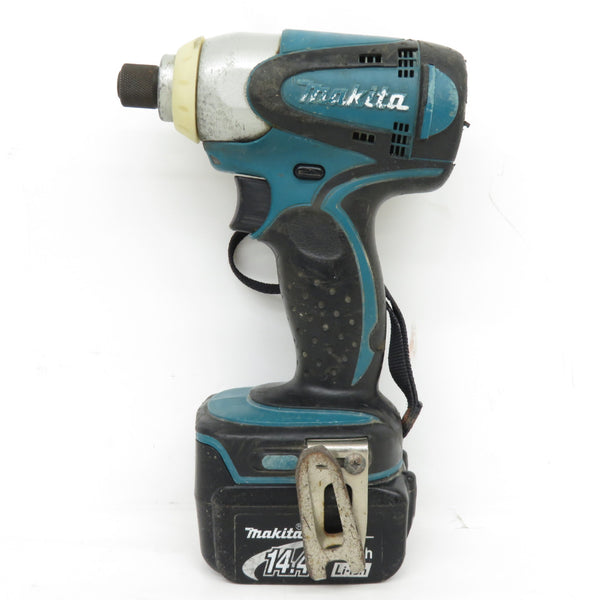 makita マキタ 14.4V 3.0Ah専用 充電式インパクトドライバ バッテリ1個付 TD130D 中古