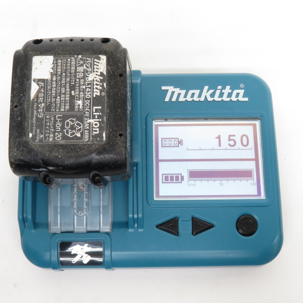 makita マキタ 14.4V 3.0Ah専用 充電式インパクトドライバ バッテリ1個付 TD130D 中古