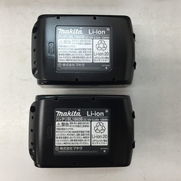 makita マキタ 18V 6.0Ah 充電式ソフトインパクトドライバ 青 ケース・充電器・バッテリ2個セット TS141DRGX 未開封品