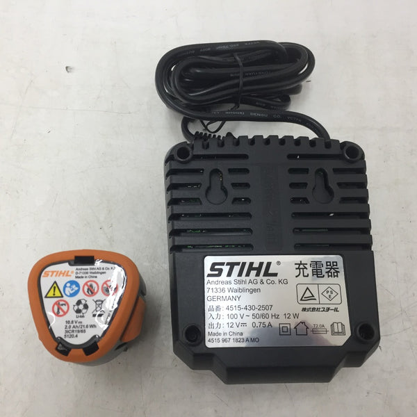 STIHL (スチール) HSA25用 充電器＆バッテリ1個セット ソフトケース付 美品