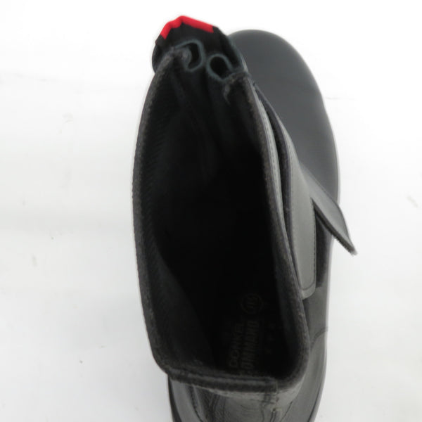 DONKEL COMMAND ドンケルコマンド ラバー2層底安全靴 半長靴マジックタイプ JIS T8101革製S種E・F合格 27.0cm 3E相当 ブラック 外箱イタミあり R2-54 未着用品
