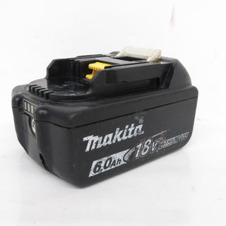 makita マキタ 18V 6.0Ah Li-ionバッテリ 残量表示付 雪マーク付 充電回数129回 BL1860B A-60464 残量表示ボタン反応悪い 中古