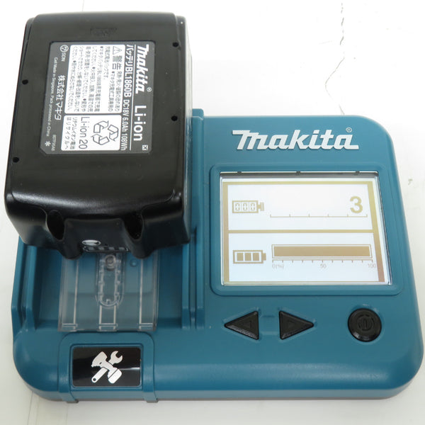 makita マキタ 18V 6.0Ah 充電式インパクトドライバ 黒 ケース・充電器・バッテリ2個セット TD171DRGXB 中古美品