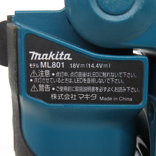 makita マキタ 14.4/18V対応 充電式LEDワークライト 本体のみ ML801 中古美品