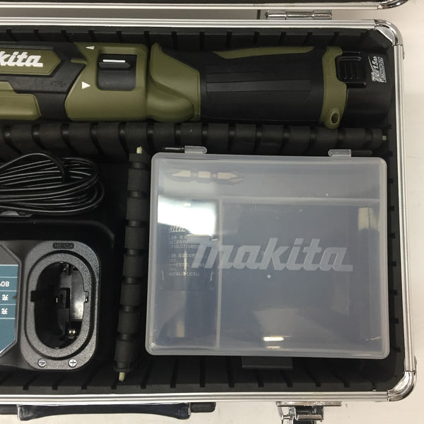 makita (マキタ) 7.2V 1.5Ah 充電式ペンインパクトドライバ オリーブ ケース・充電器・バッテリ2個セット TD022DSHXO  未使用品