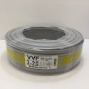 協和電線工業 VVFケーブル VA 3×2.0mm 3芯 3C 灰 条長100m 赤白黒 未開封品